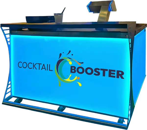 Cocktail Booster Pro von Gastromatix mit beleuchteter Front